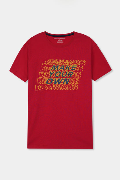 Red T-Shirt Men