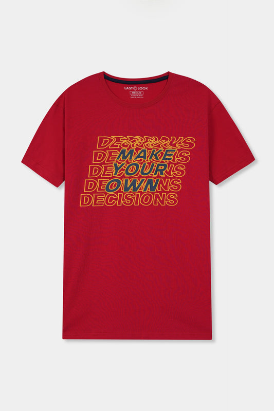 Red T-Shirt Men