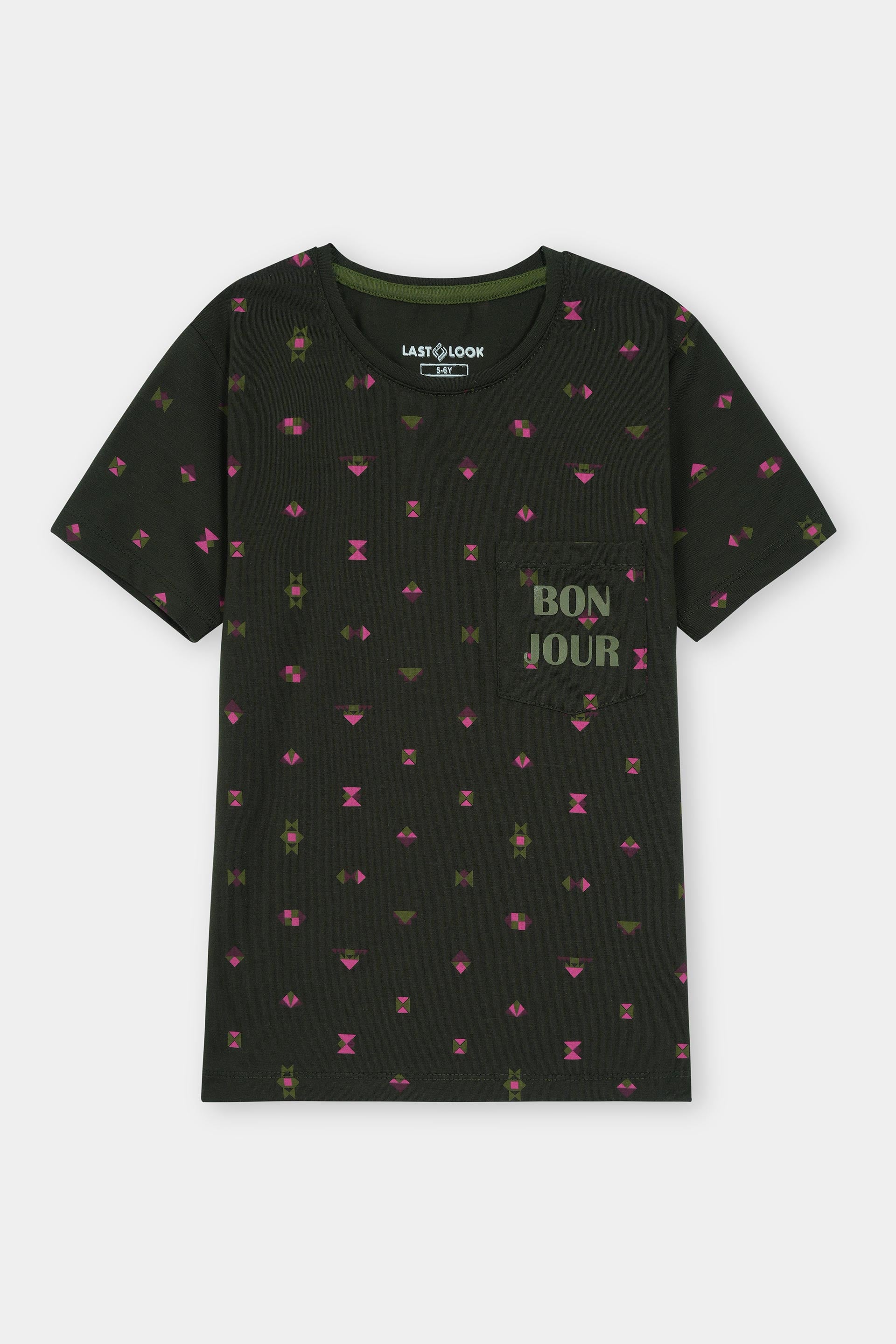 Dark Green T-Shirt Boys