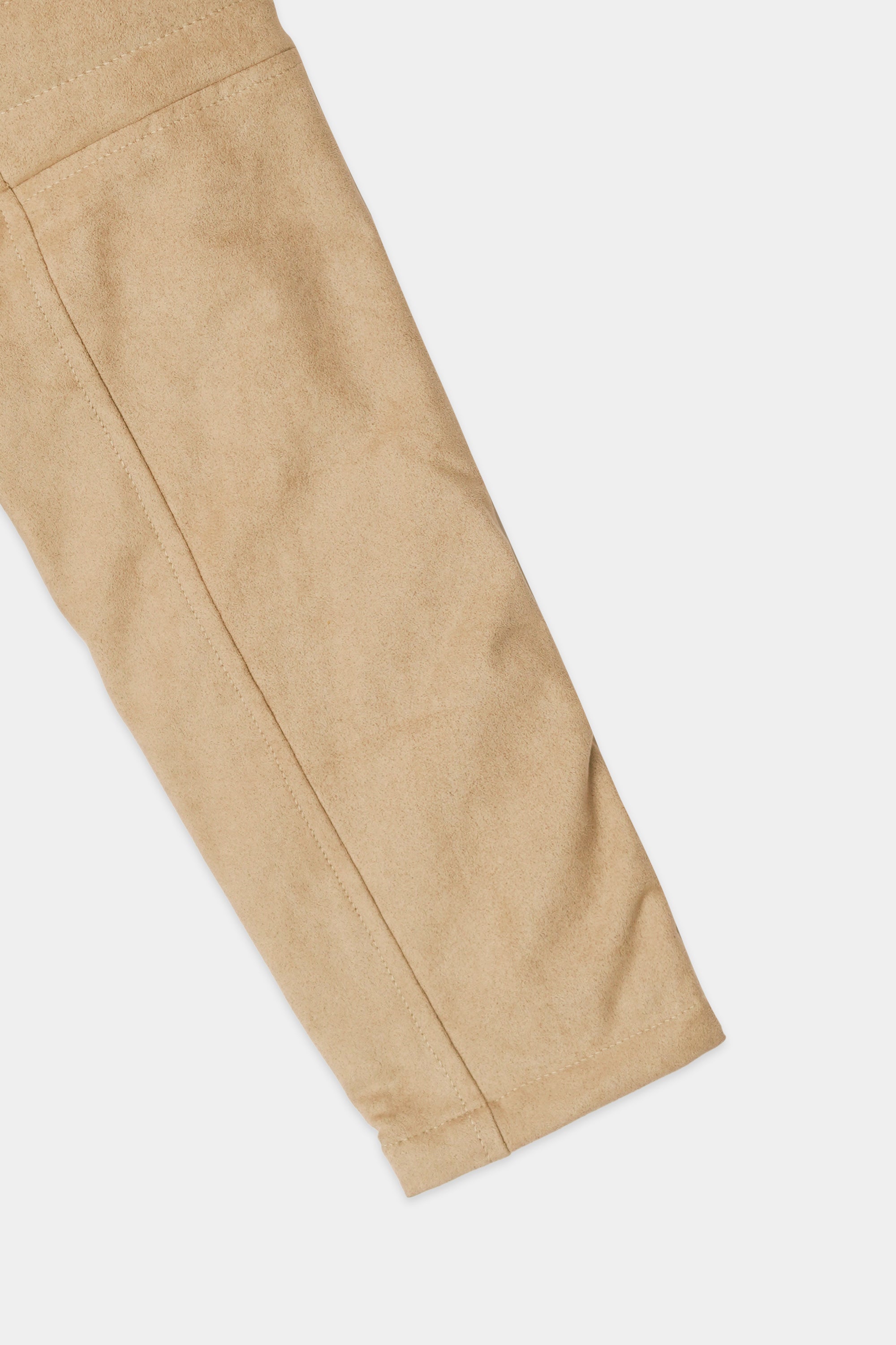 Light Brown Men Suede Jacket