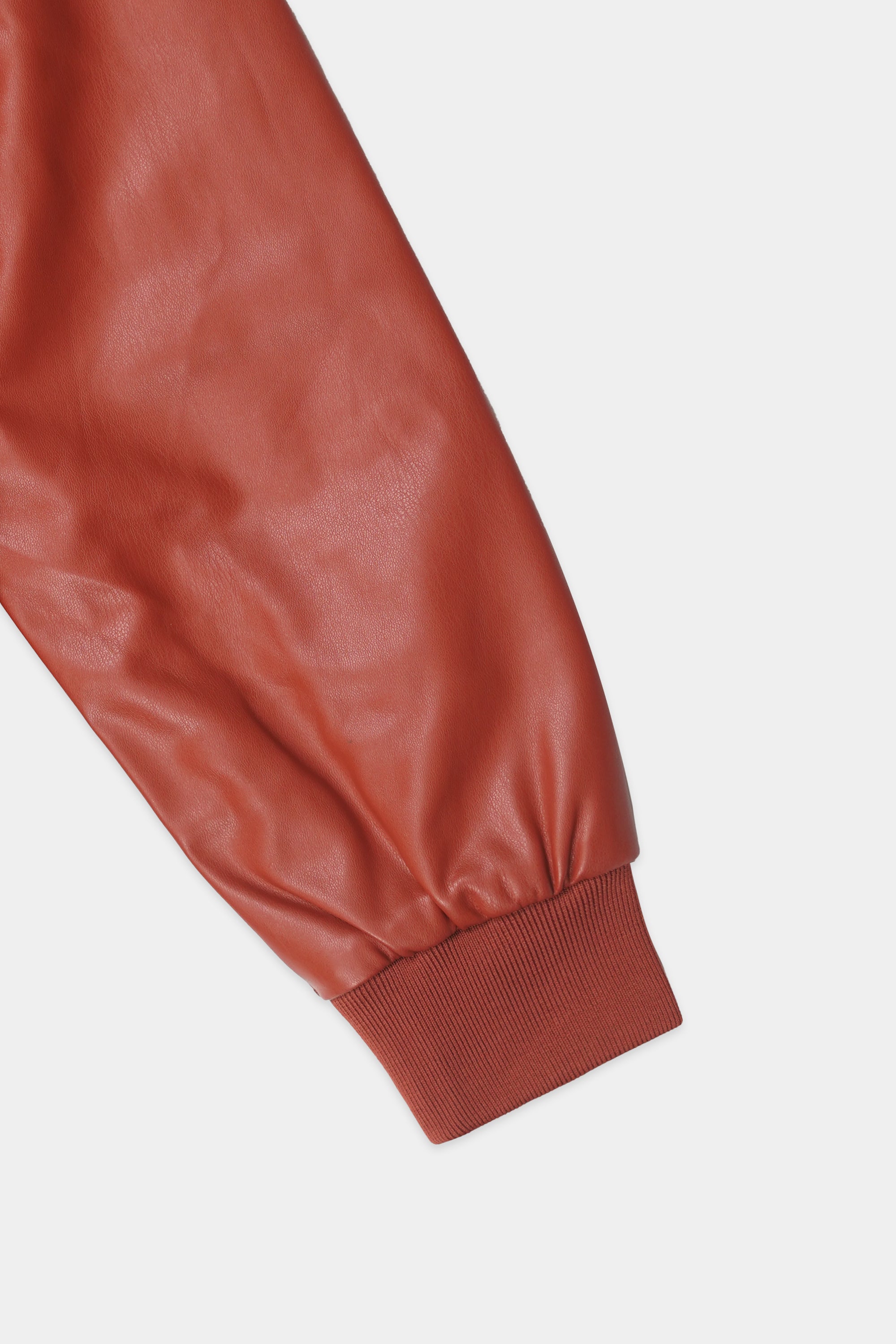 Rust PO-Leather Jacket Boys