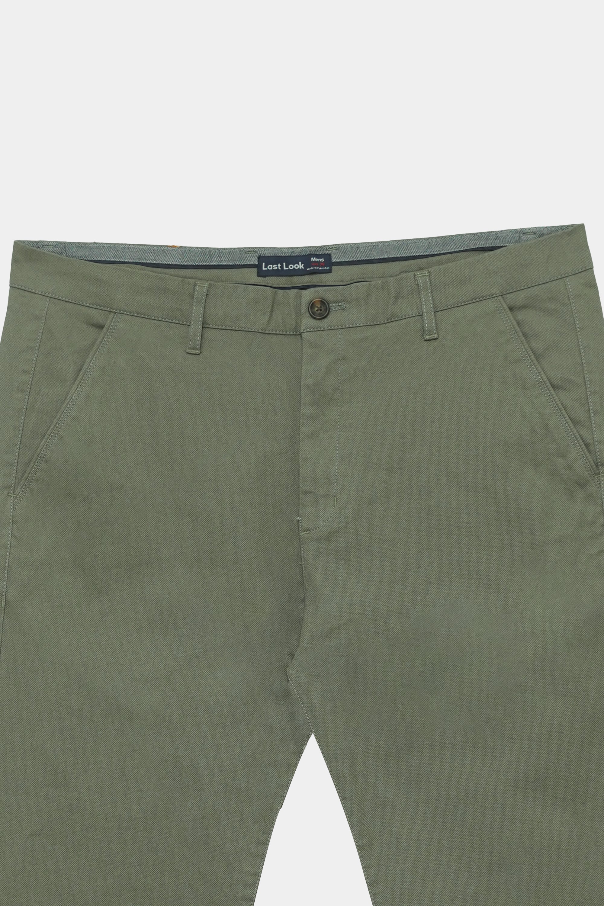 Olive Cotton Pant Men
