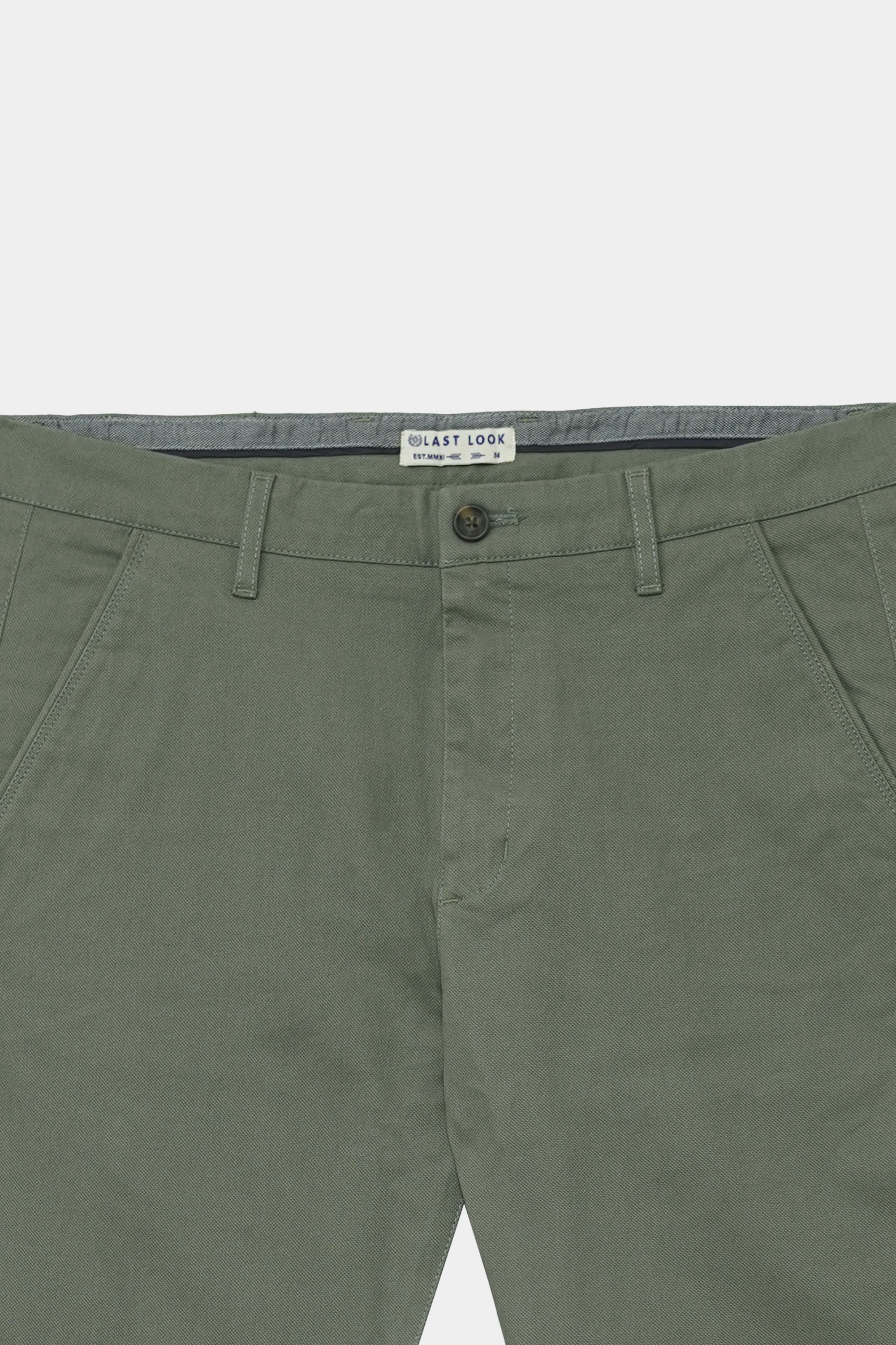 Green Cotton Pant Men