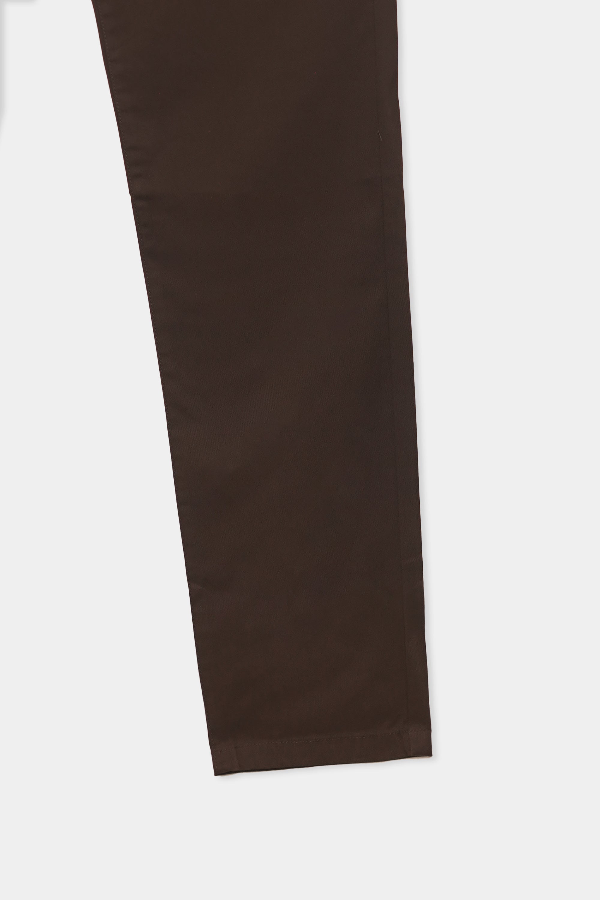 Dark Brown Cotton Pant Men