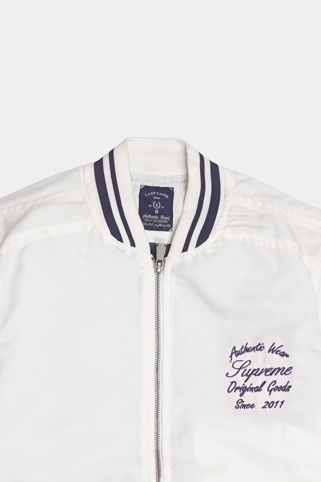 White Men Suede Leather Jacket