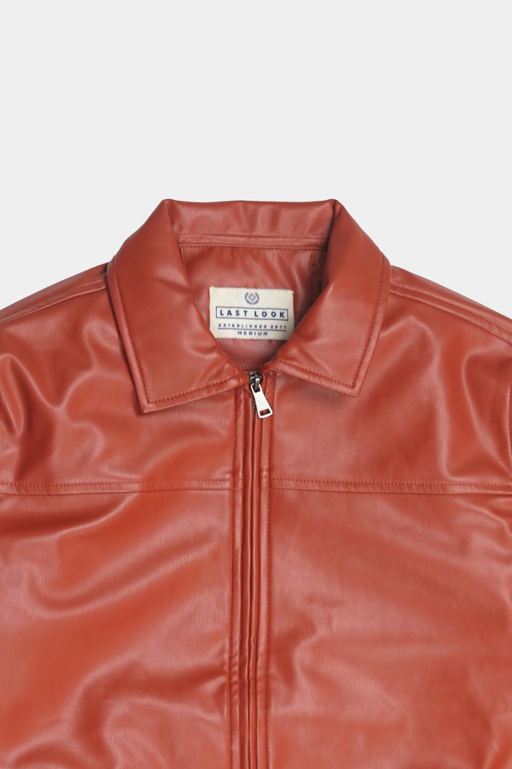 Rust Men PO-Leather Jacket