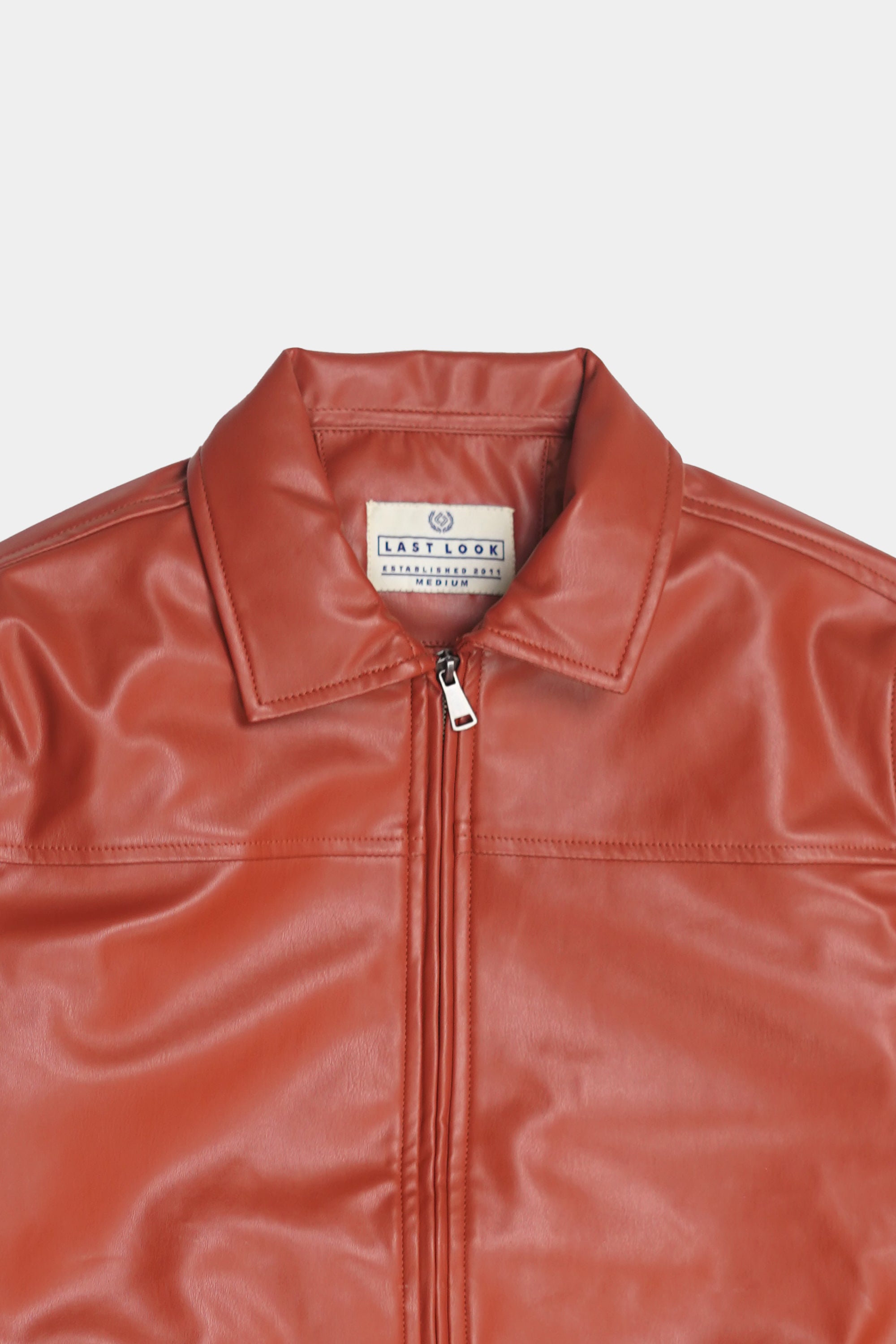 Rust Men PO-Leather Jacket