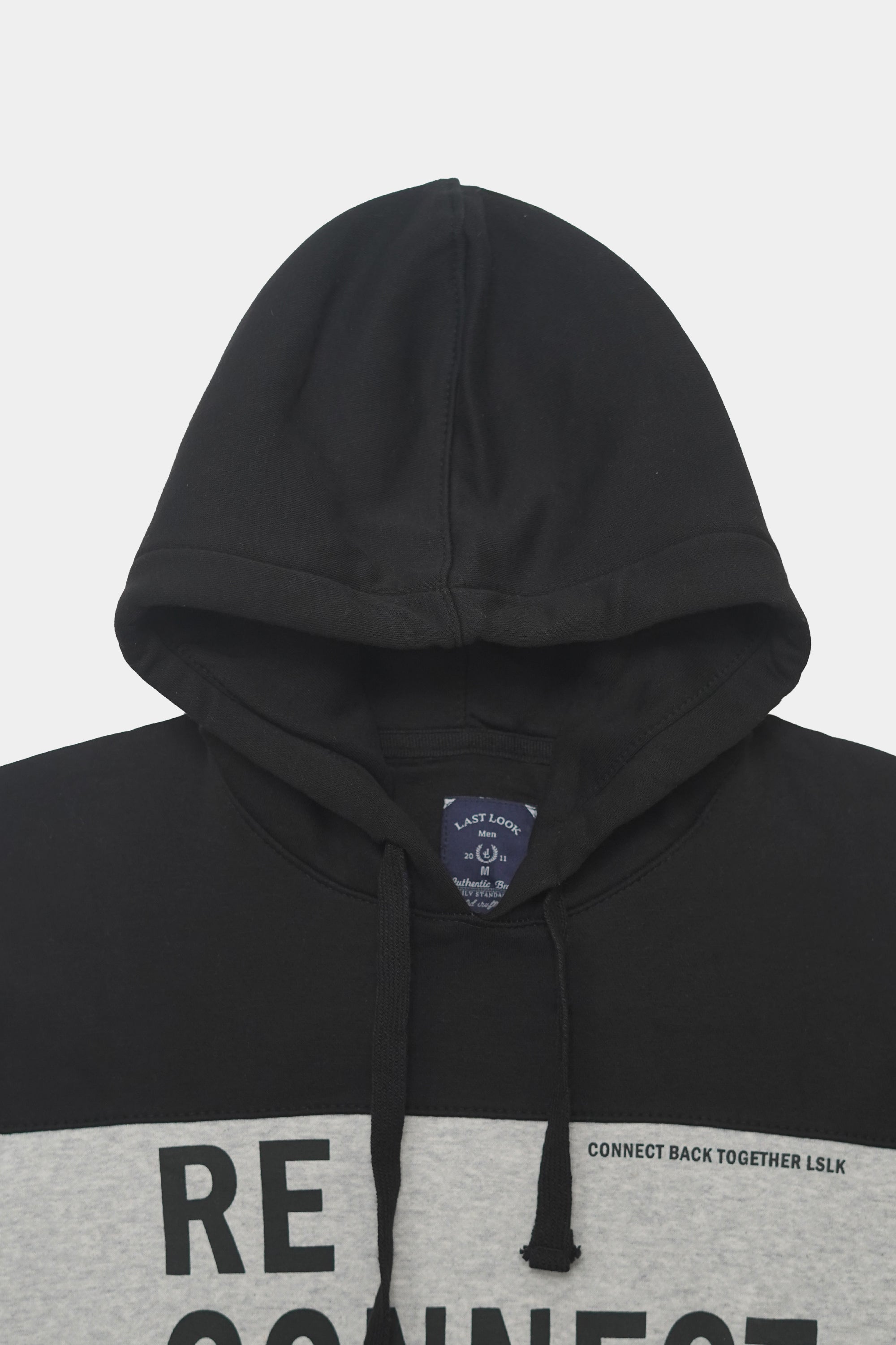 Black Re-Connect Hoddie Men