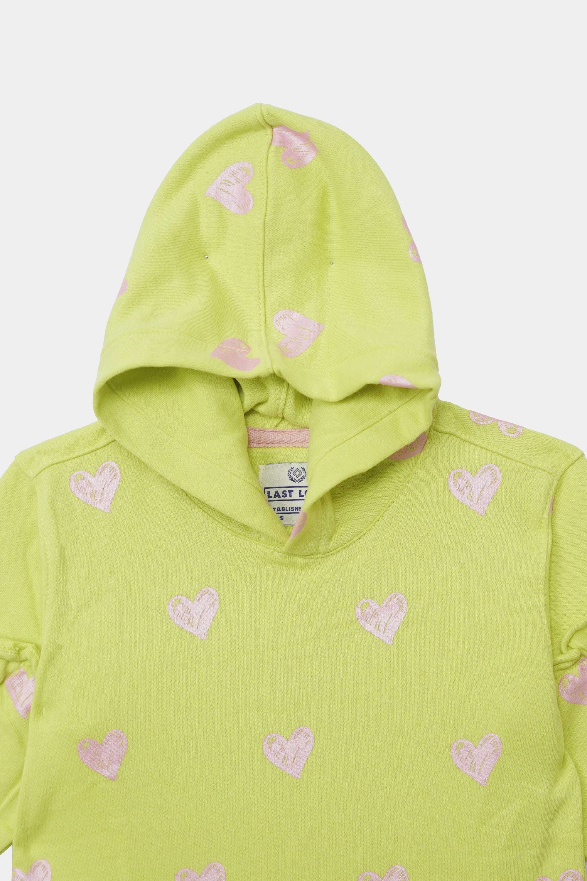 Green & Yellow Hoodie Girls