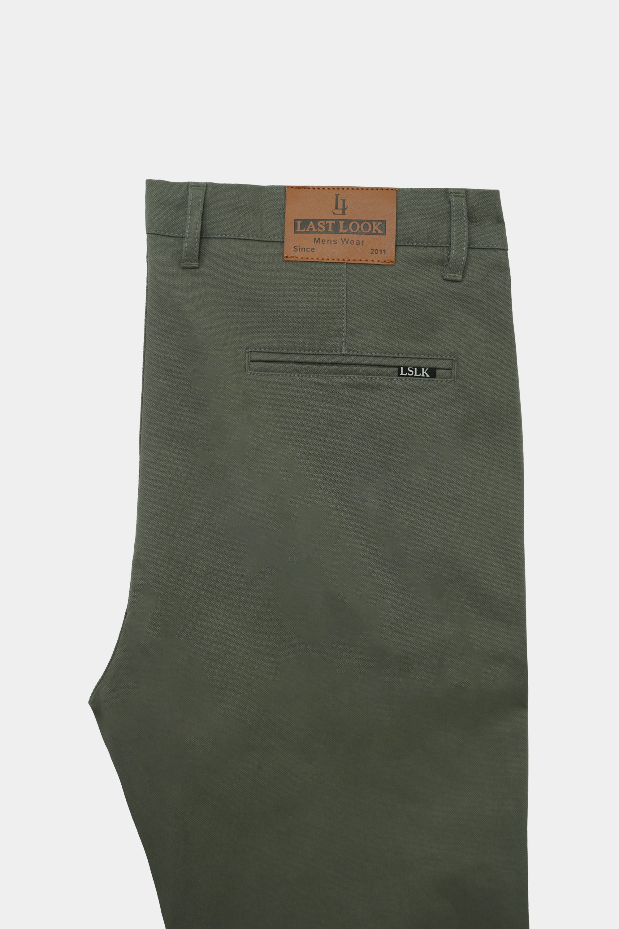 Olive Cotton Pant Men