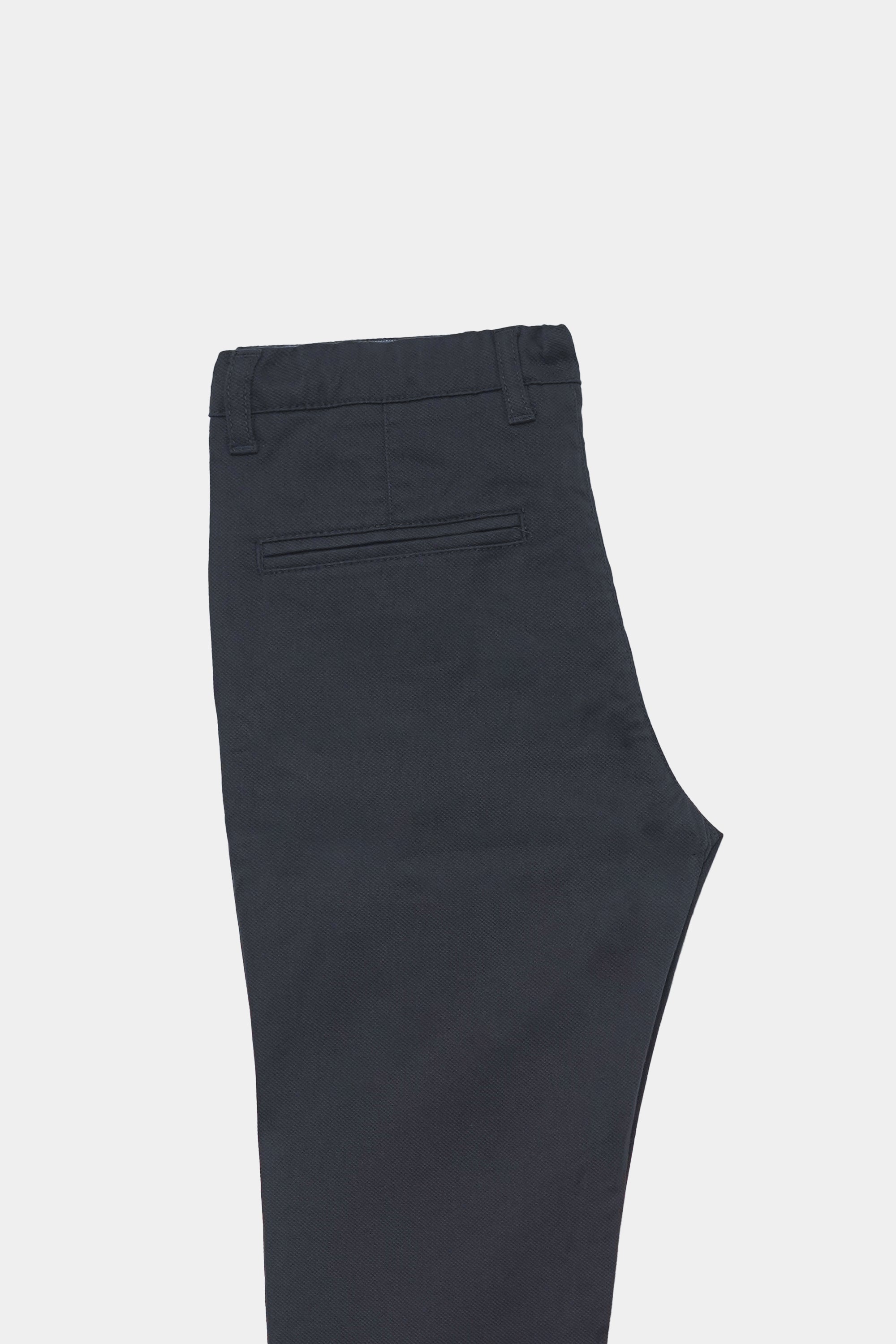 Charcoal Grey Cotton Pant Men