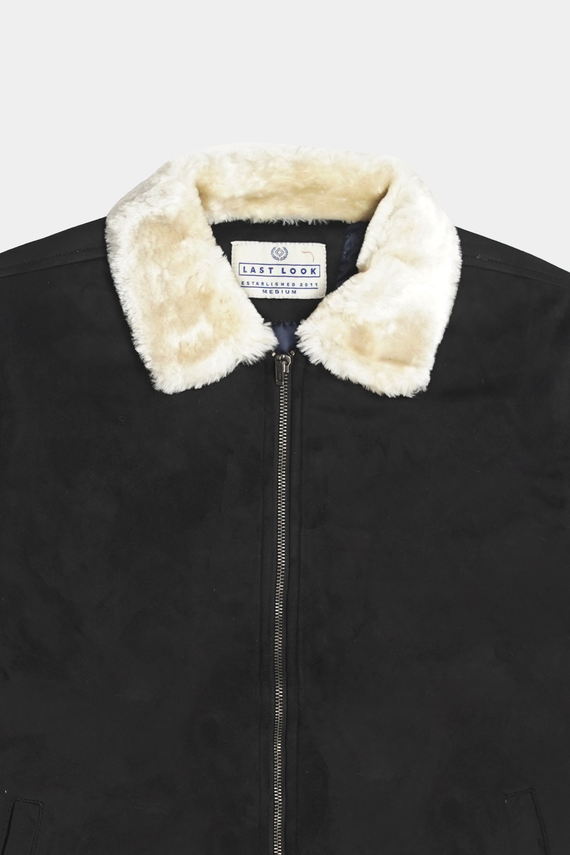 Black Men Suede Jacket