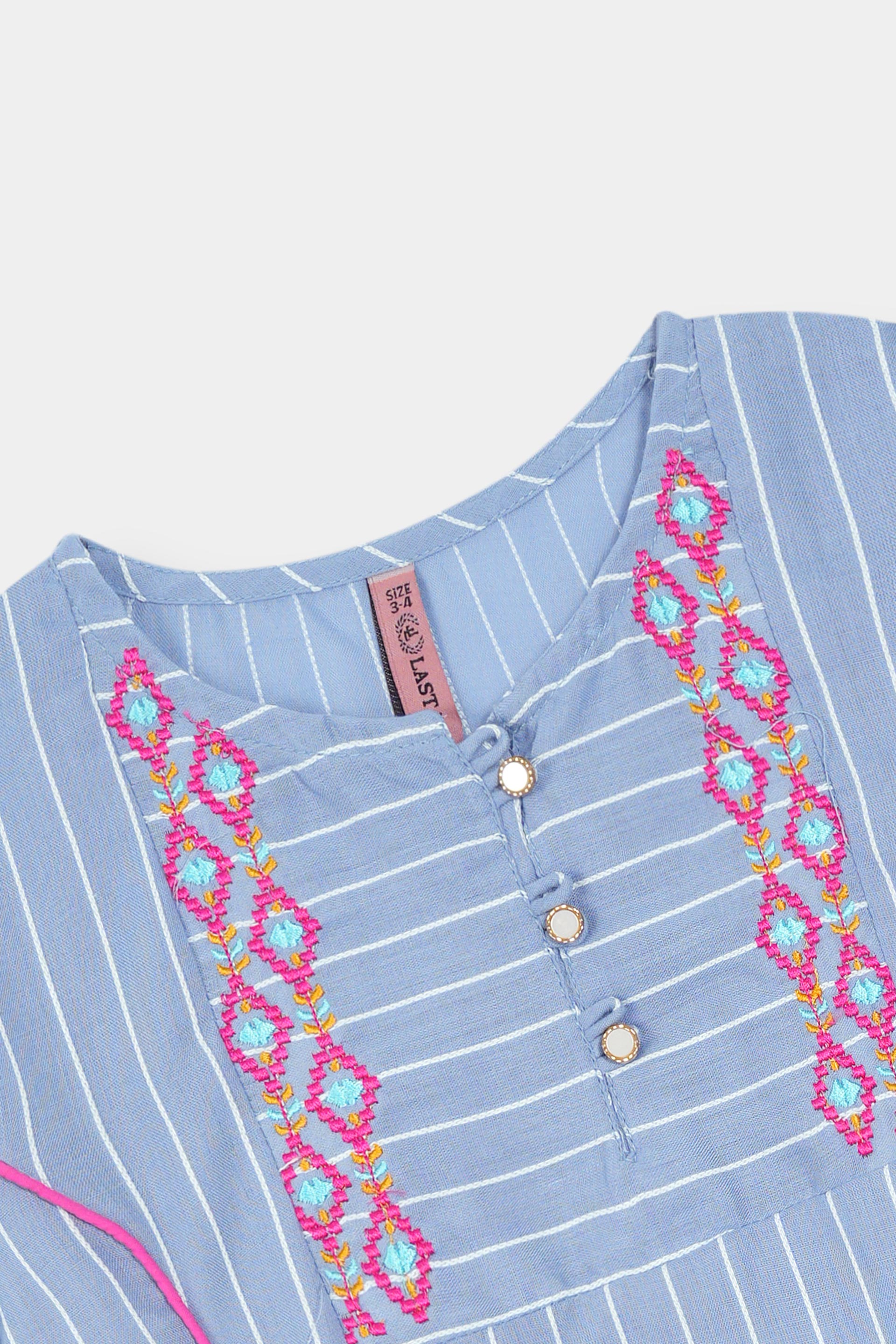 Sky Blue Kurti Girls