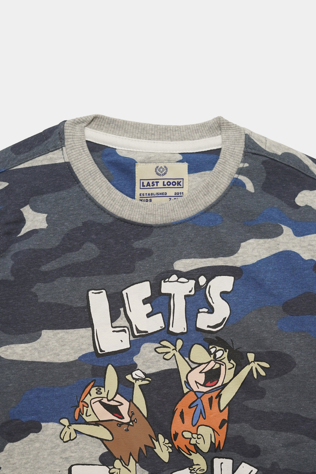 Camo Blue Sweatshirt Boys