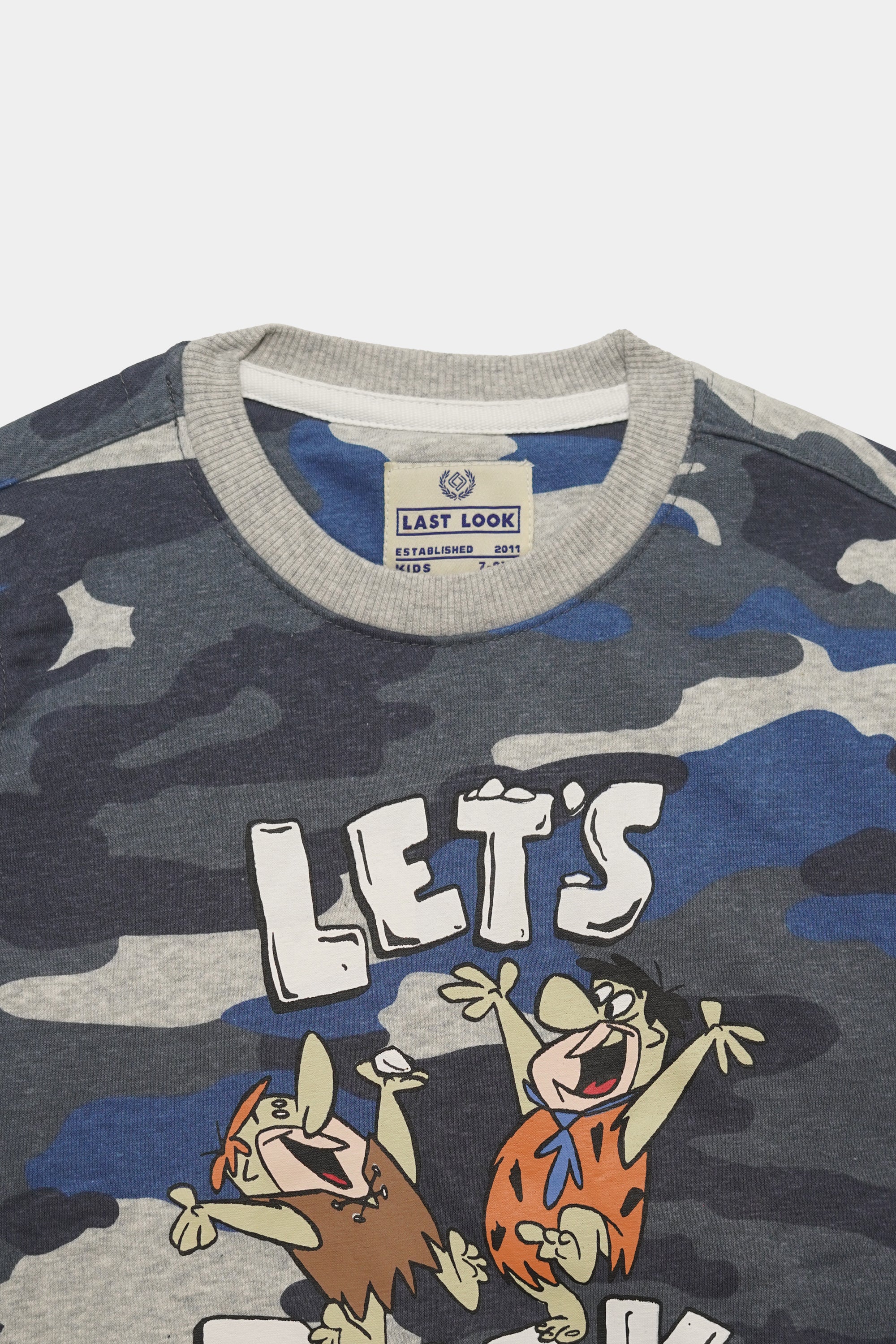 Camo Blue Sweatshirt Boys