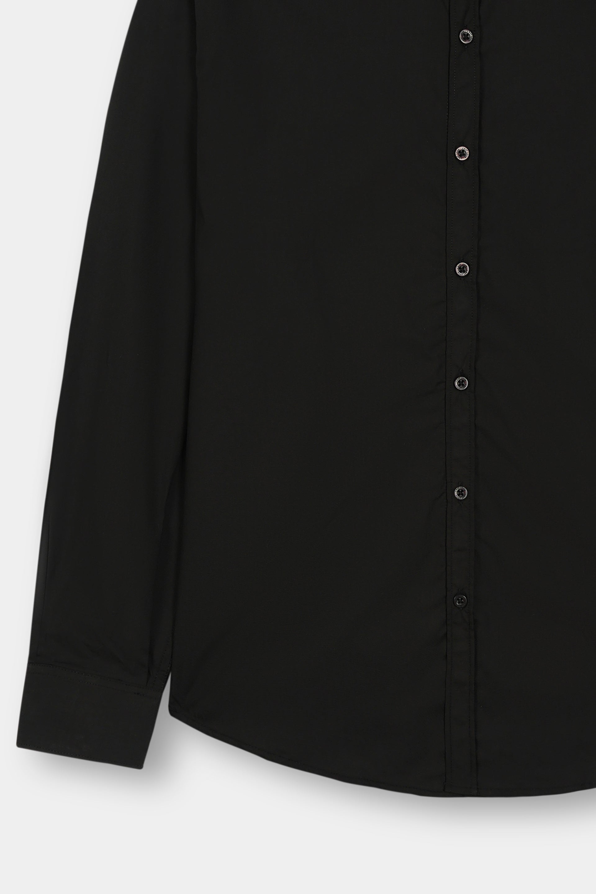 Black Dress Shirt Men