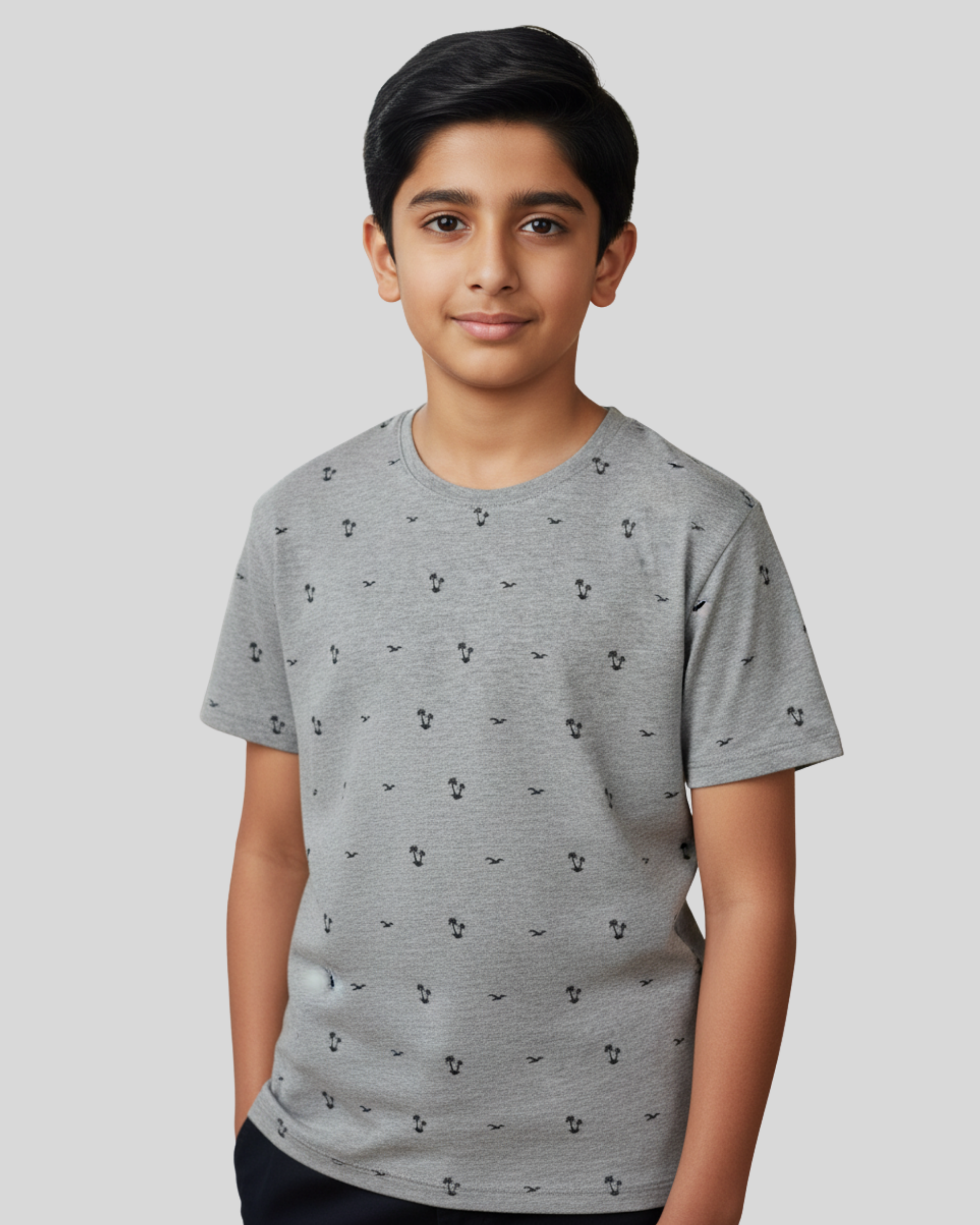 Grey T-Shirt Boys