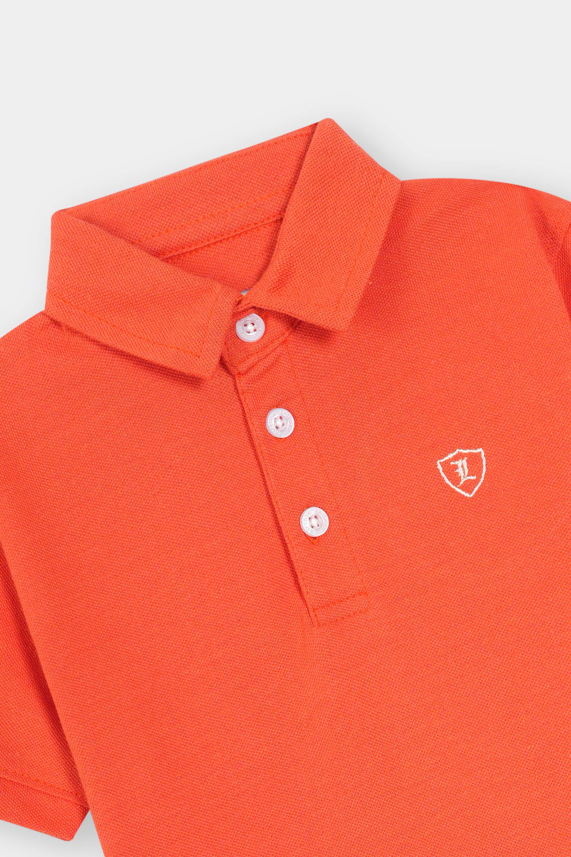Orange Polo Shirt Boys