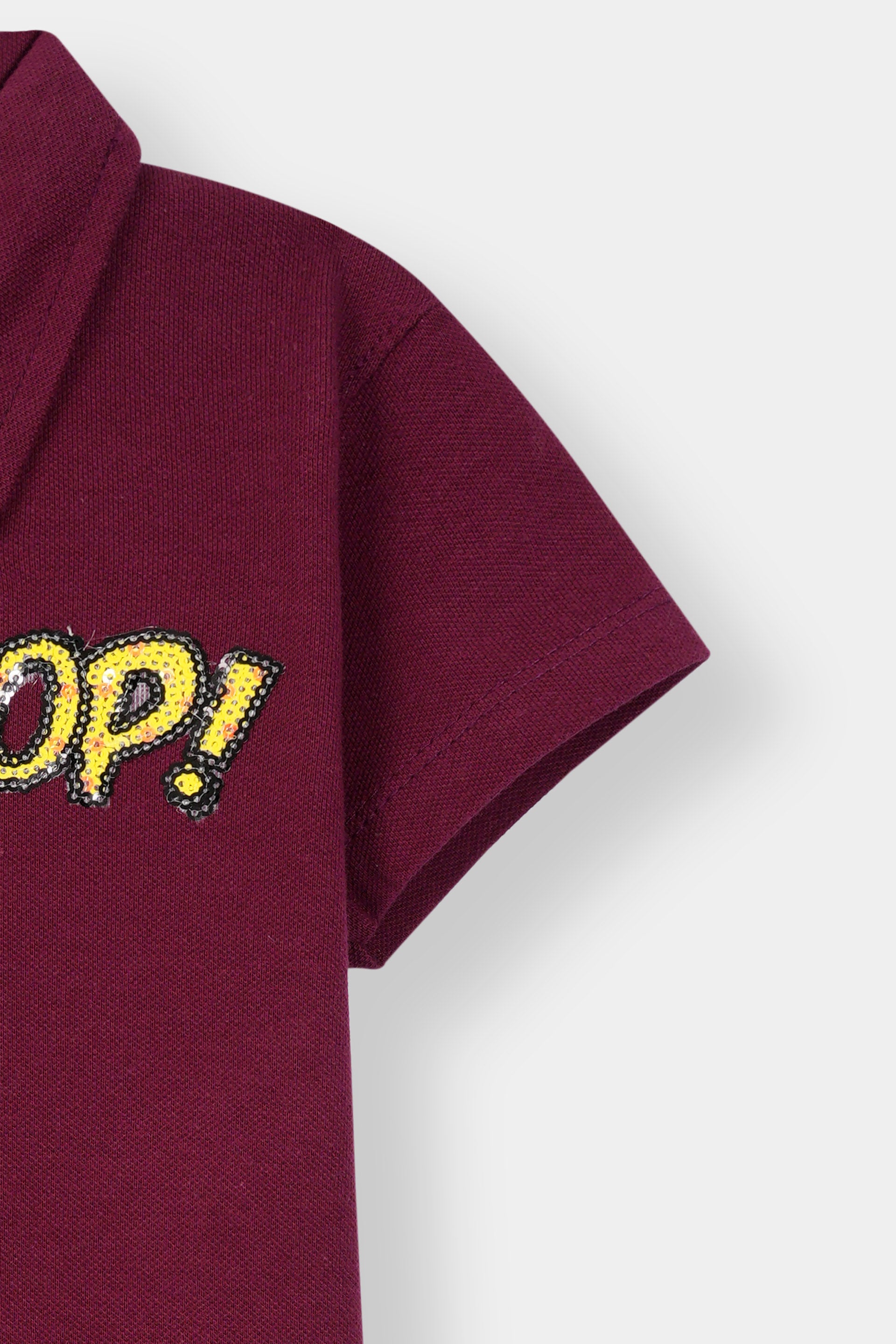 Maroon Polo Shirt Girls