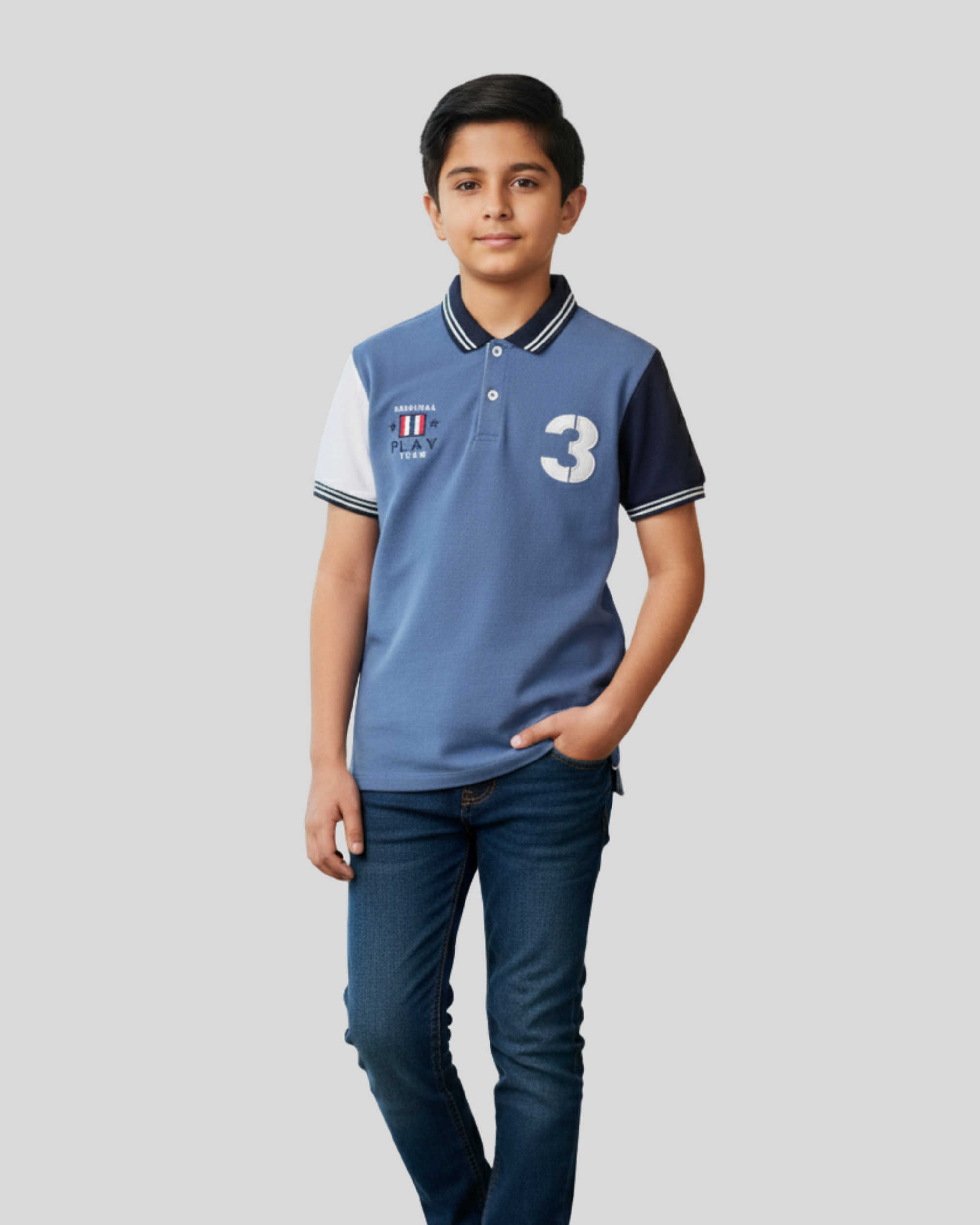 Blue Polo Shirt Boys
