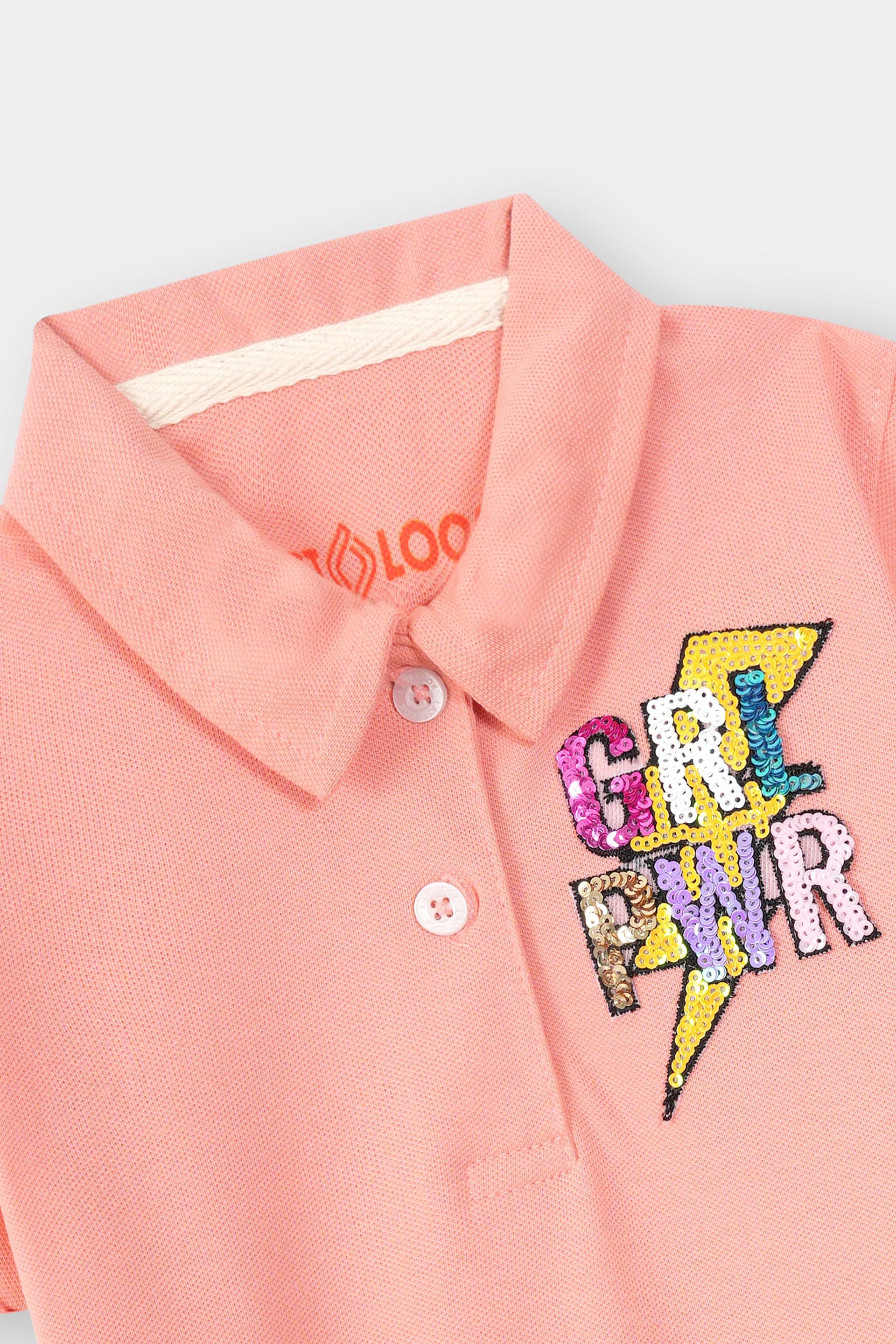 Pink Polo Shirt Girls