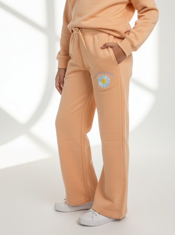 Orange Flower Trouser Girls