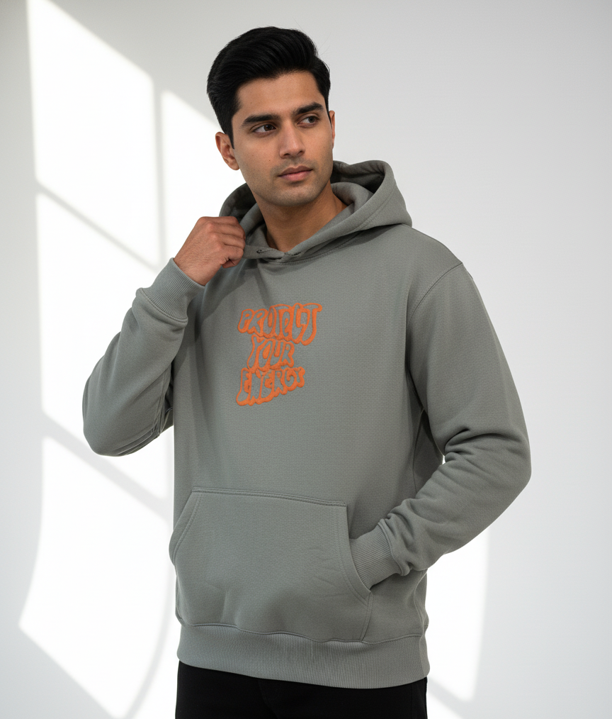 Grey Hoddie Men
