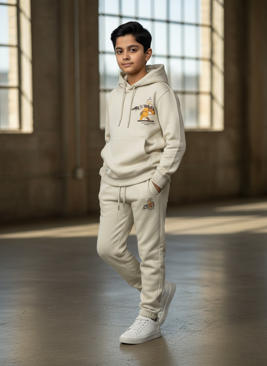 Cream Tracksuit Boys