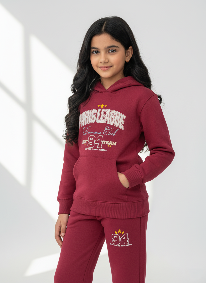Maroon Tracksuit Girls