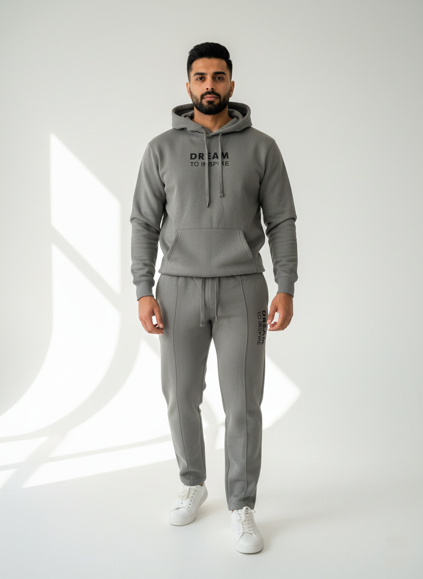 Grey Inspire Tracksuit Men