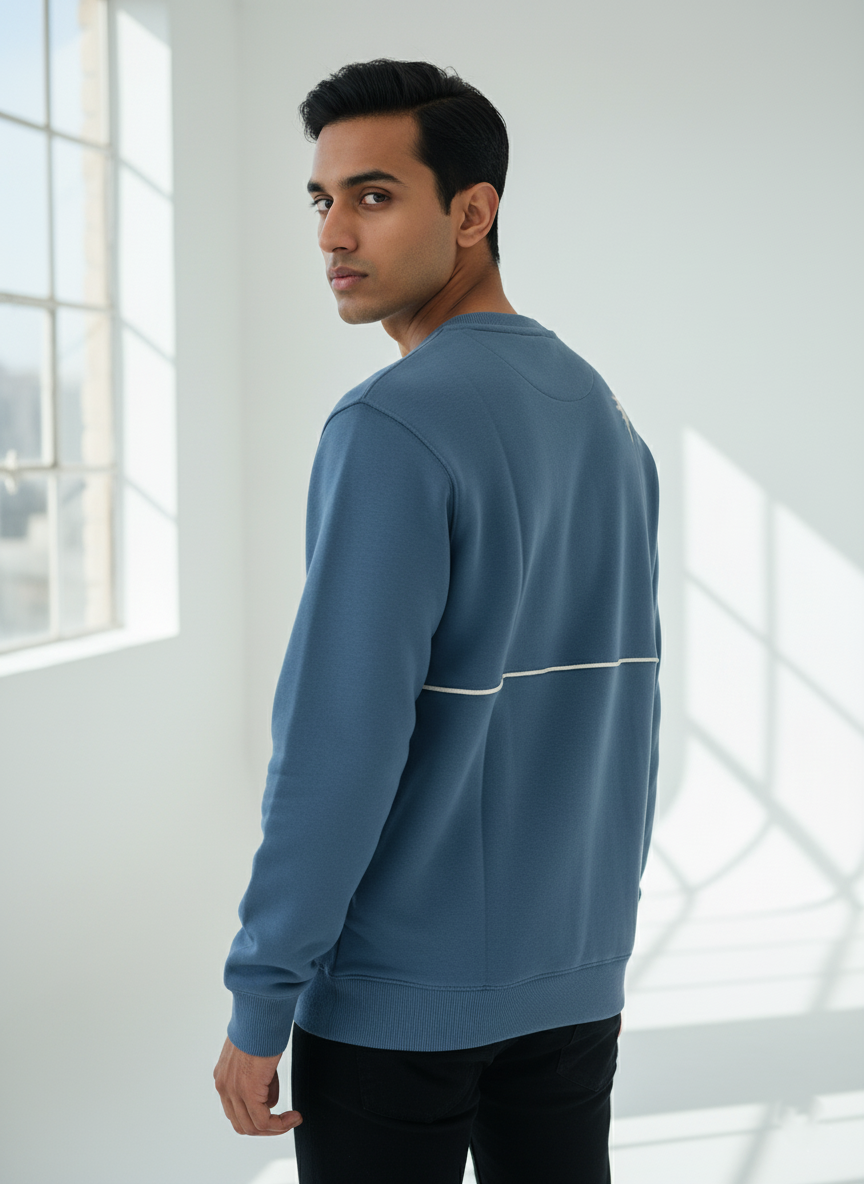 Ice Blue Sweatshirt Men