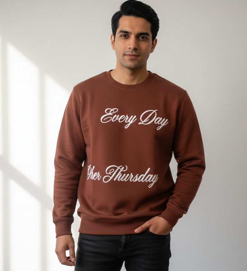 Maroon Sweatshirt Men