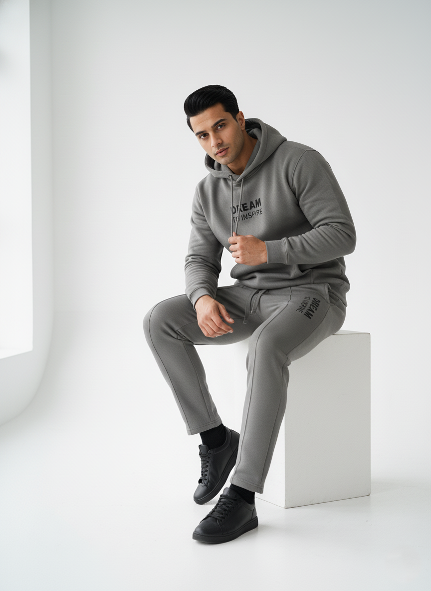 Grey Inspire Tracksuit Men