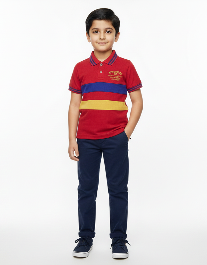 Red Boys Polo Shirts