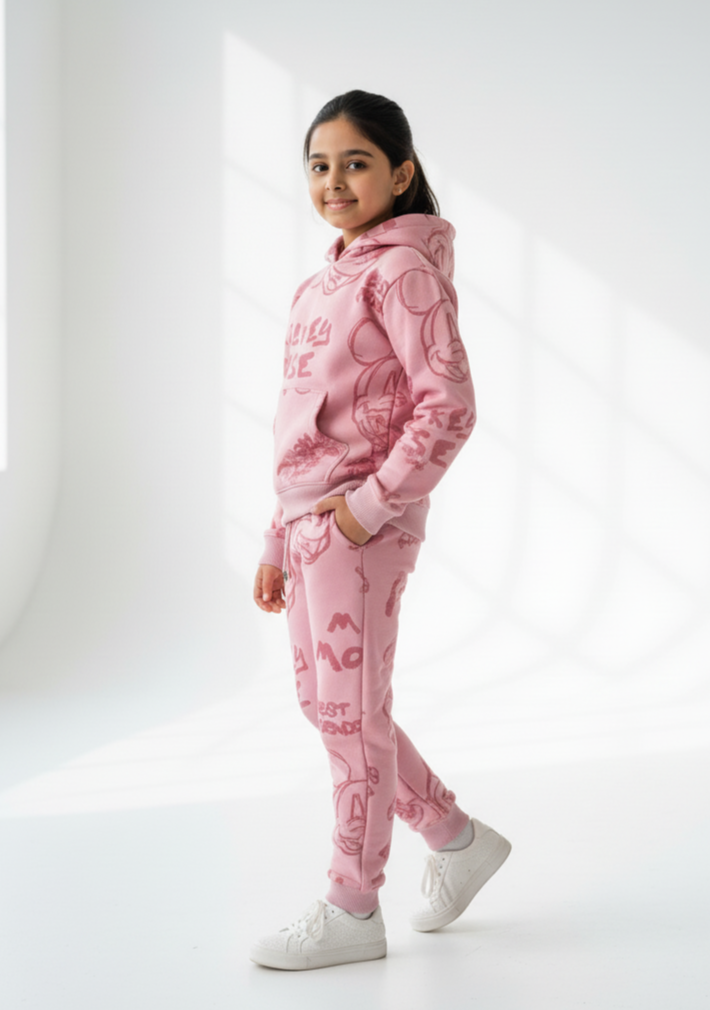 Pink Tracksuit Girls