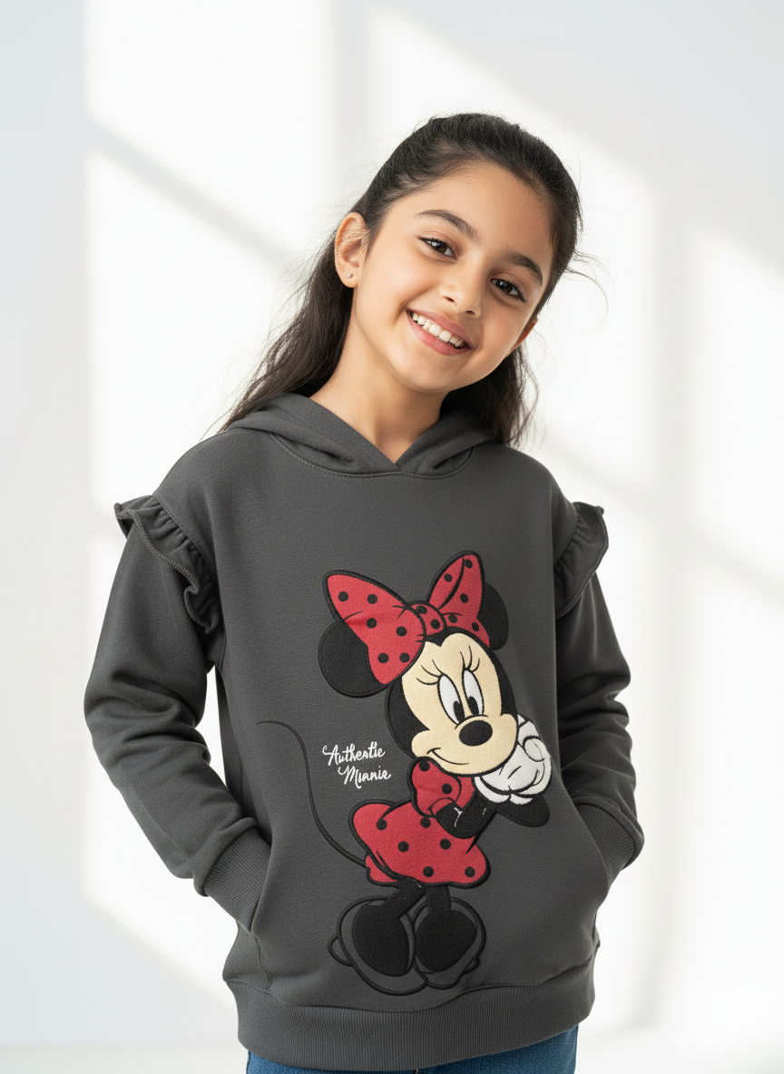 Charcoal Hoodie Girls