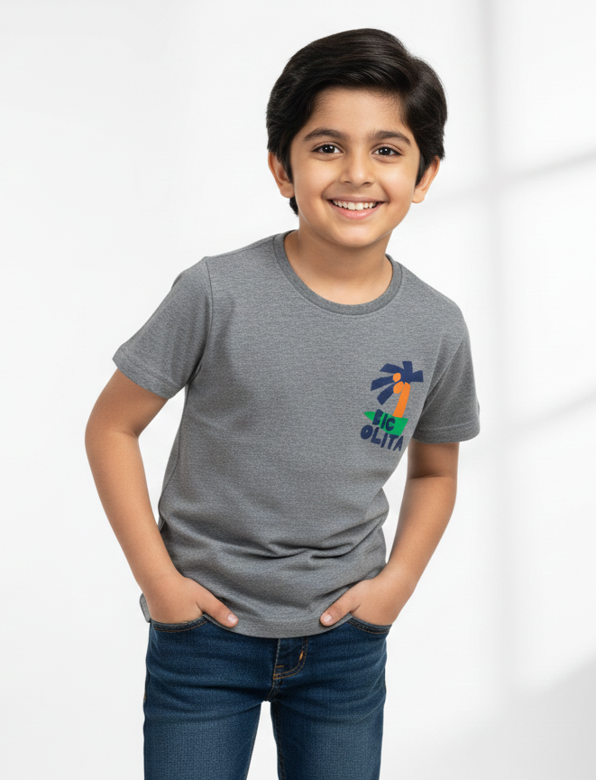 Grey Boys T Shirts