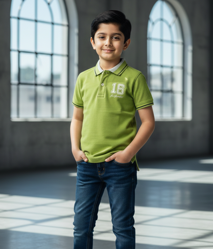 Light Green Polo shirts