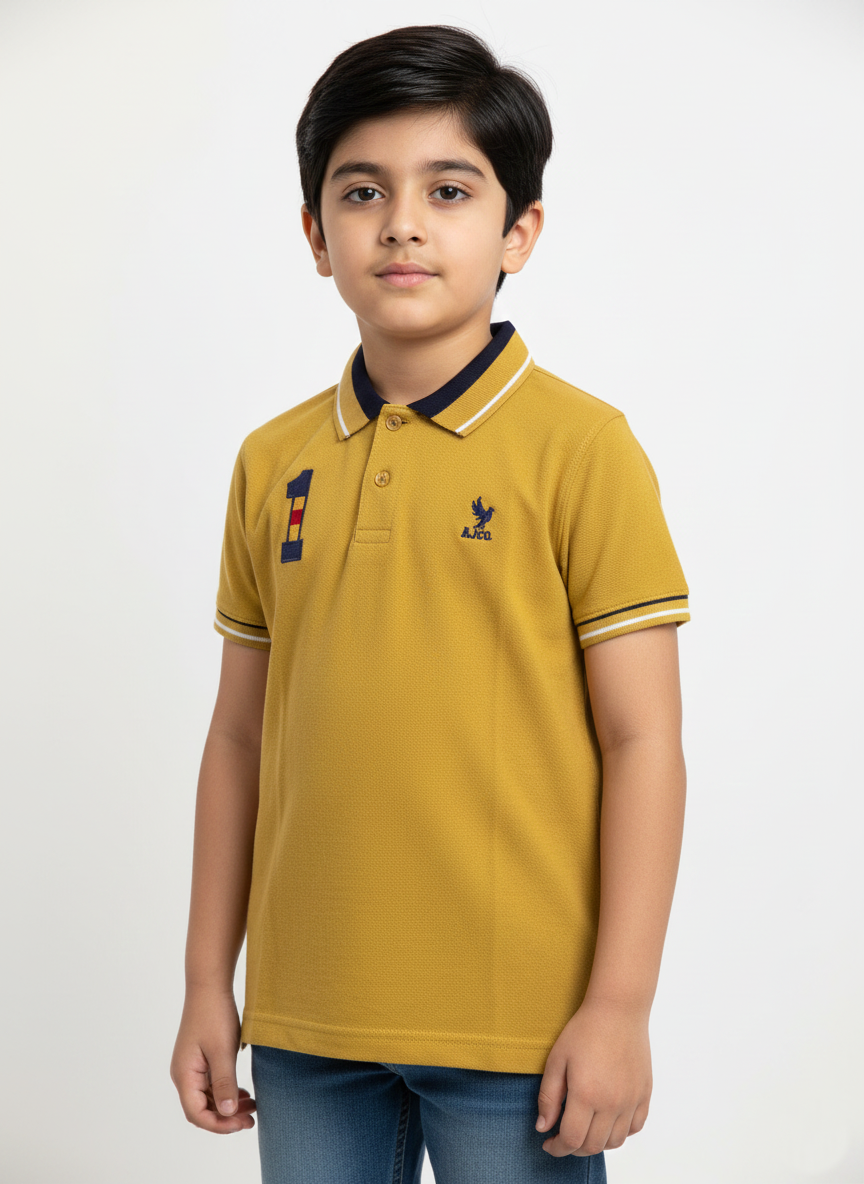 Mustard Polo Boys Shirts