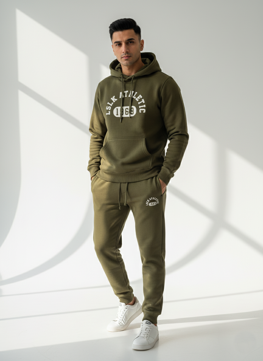 Olive LSLK Tracksuit Men