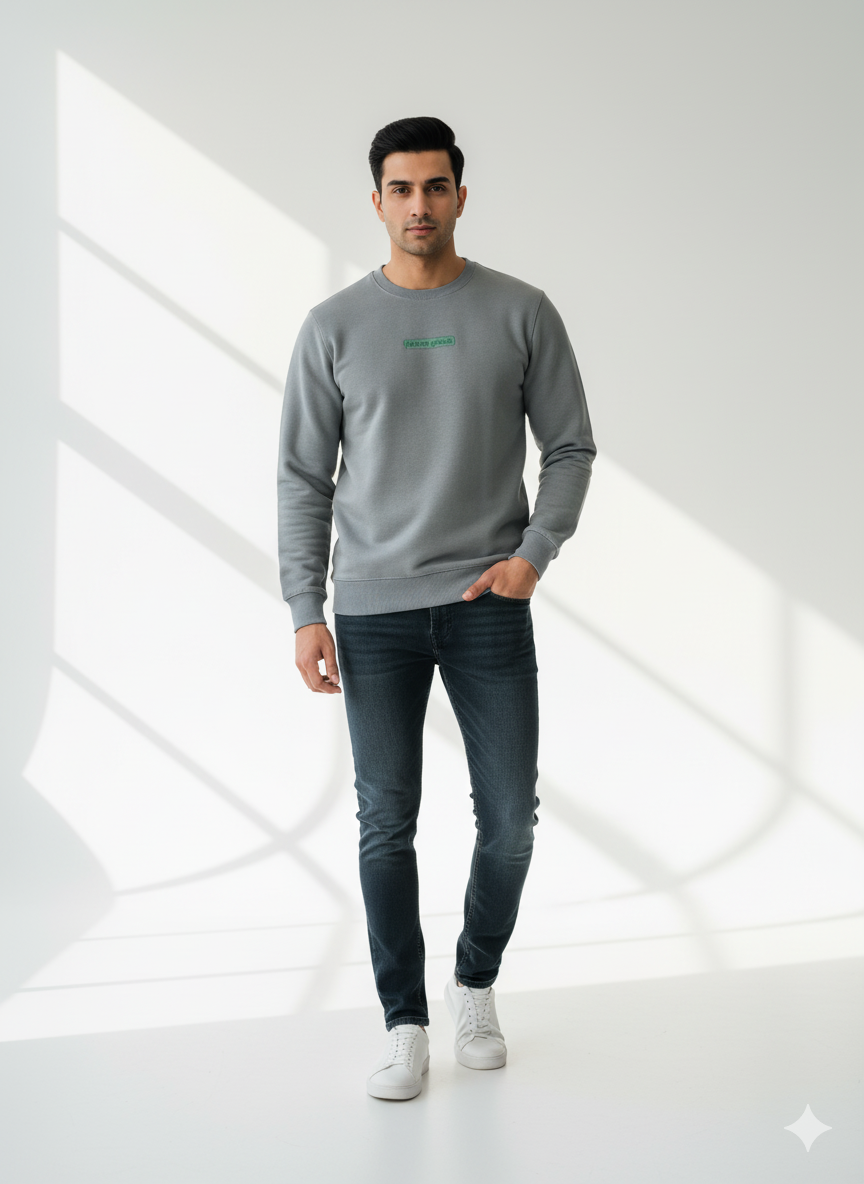 Grey Sweatshirt Men