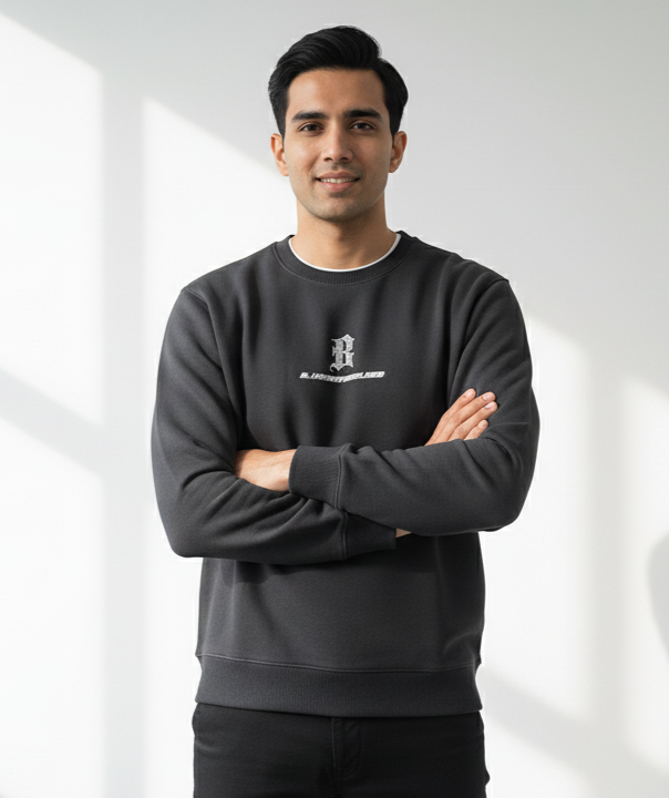 Black Sweatshirt Men