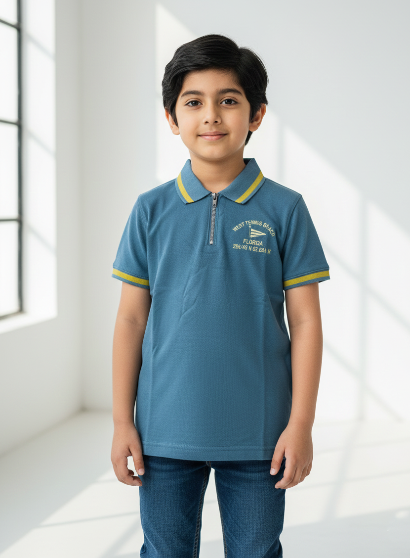 Blue Polo Boys Shirts