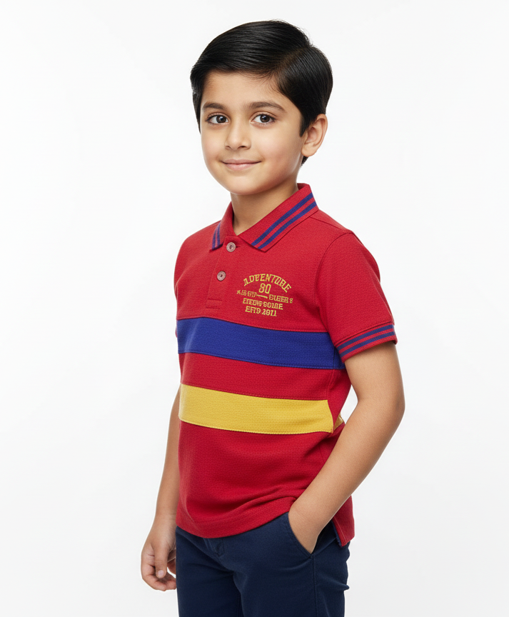 Red Boys Polo Shirts