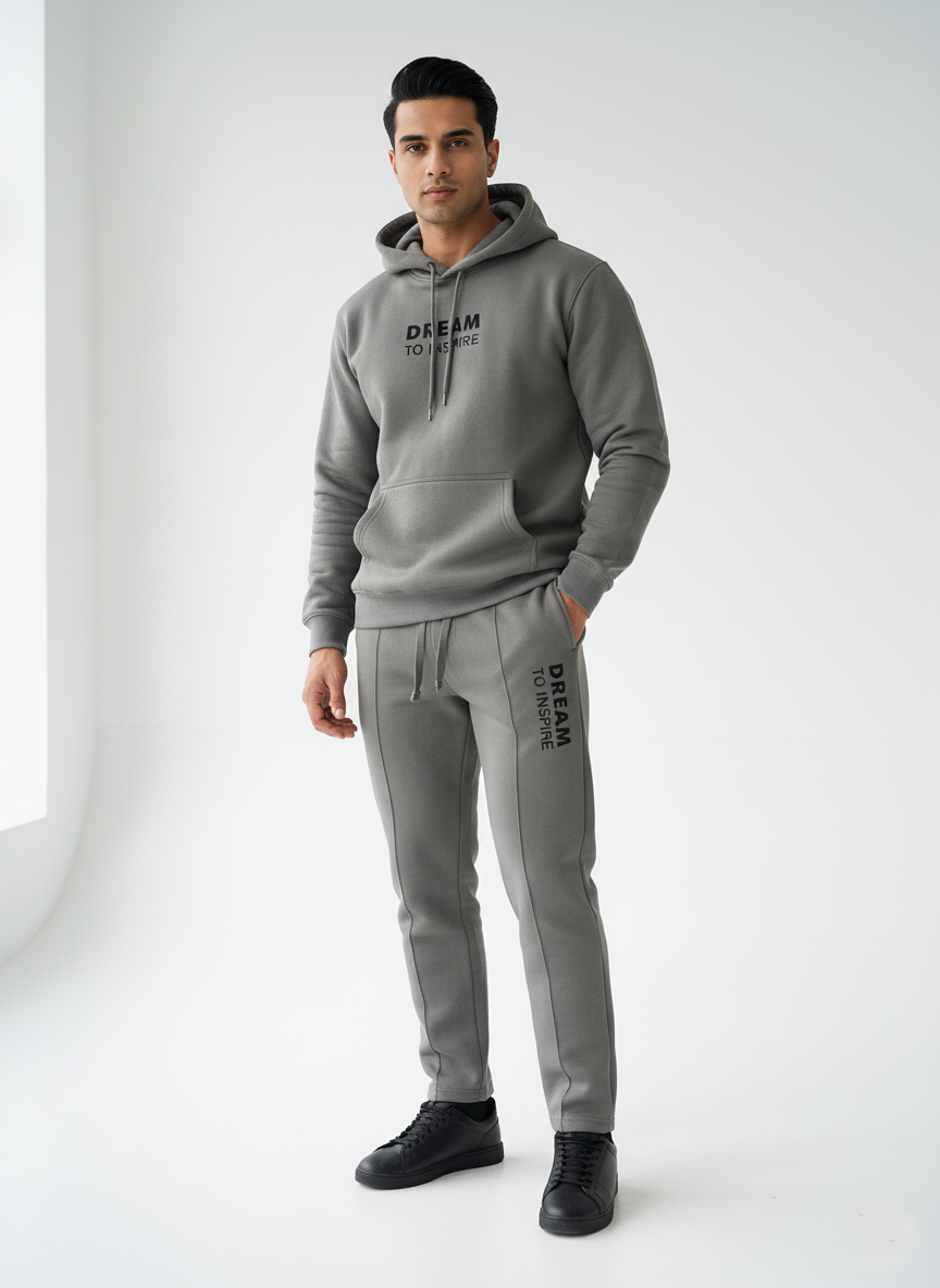 Grey Inspire Tracksuit Men