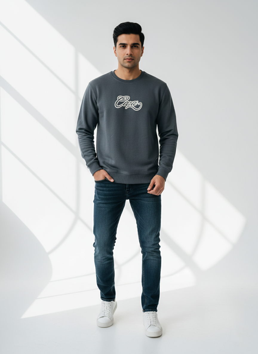 Grey Sweatshirt Men