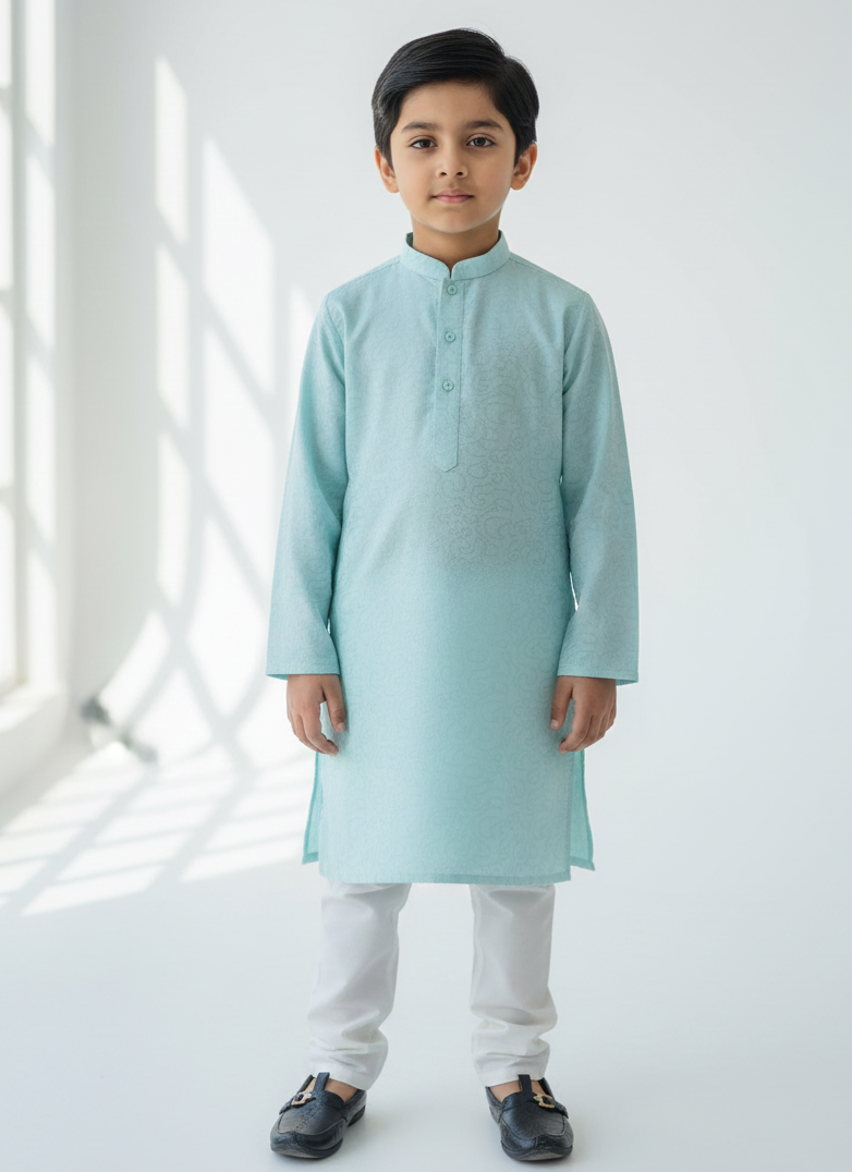 Light Blue Boys Kurta