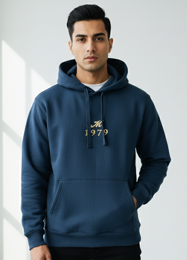 Blue Hoddie Men