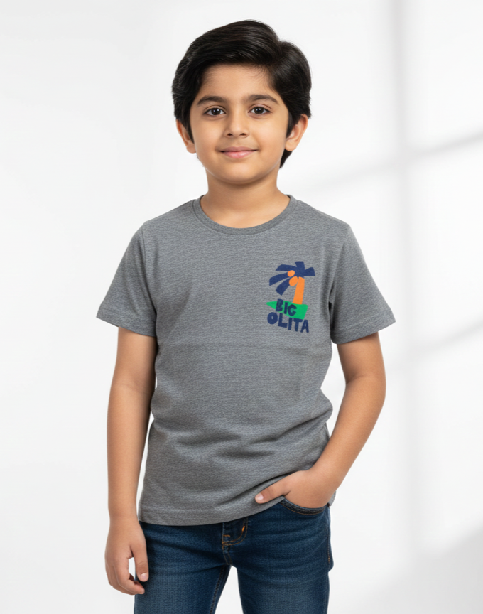 Grey Boys T Shirts