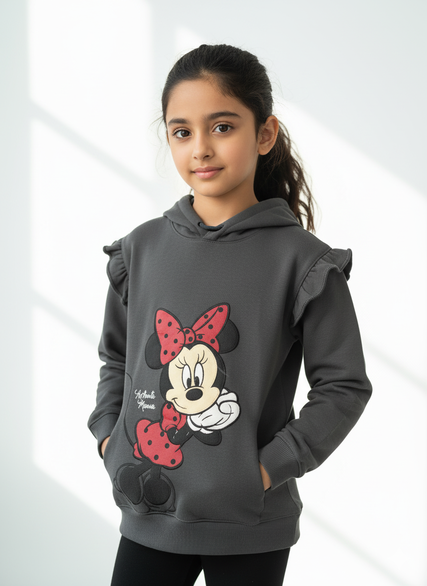 Charcoal Hoodie Girls